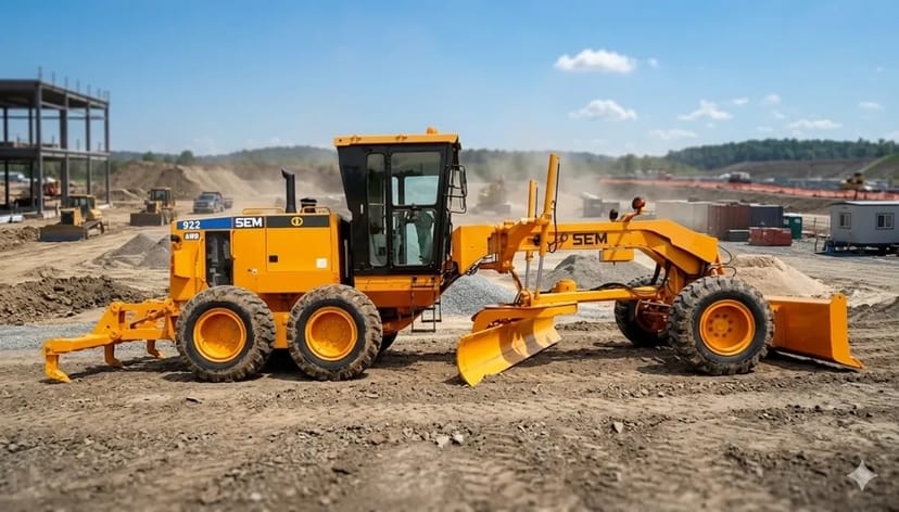 Автогрейдер SEM 922, висока продуктивність