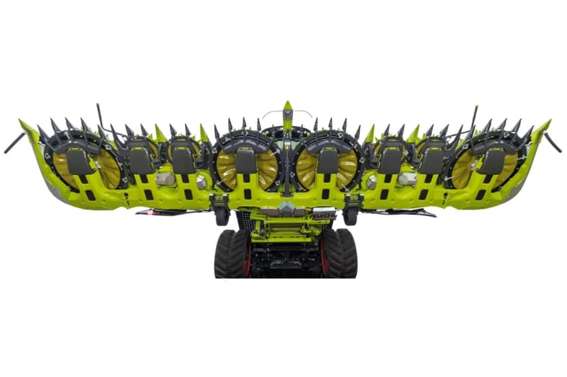Claas Orbis 900, високопродуктивна кукурудзяна жниварка