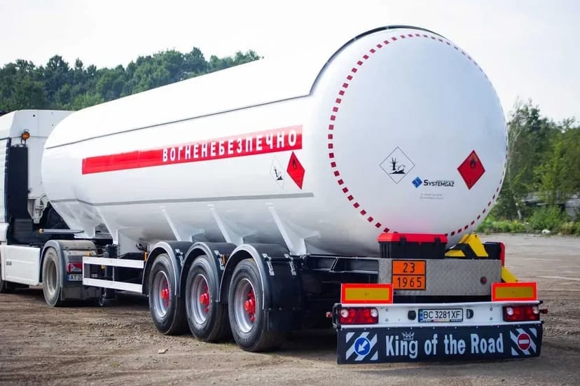 Ремонт Газовоза, бензовоза професійне фарбування