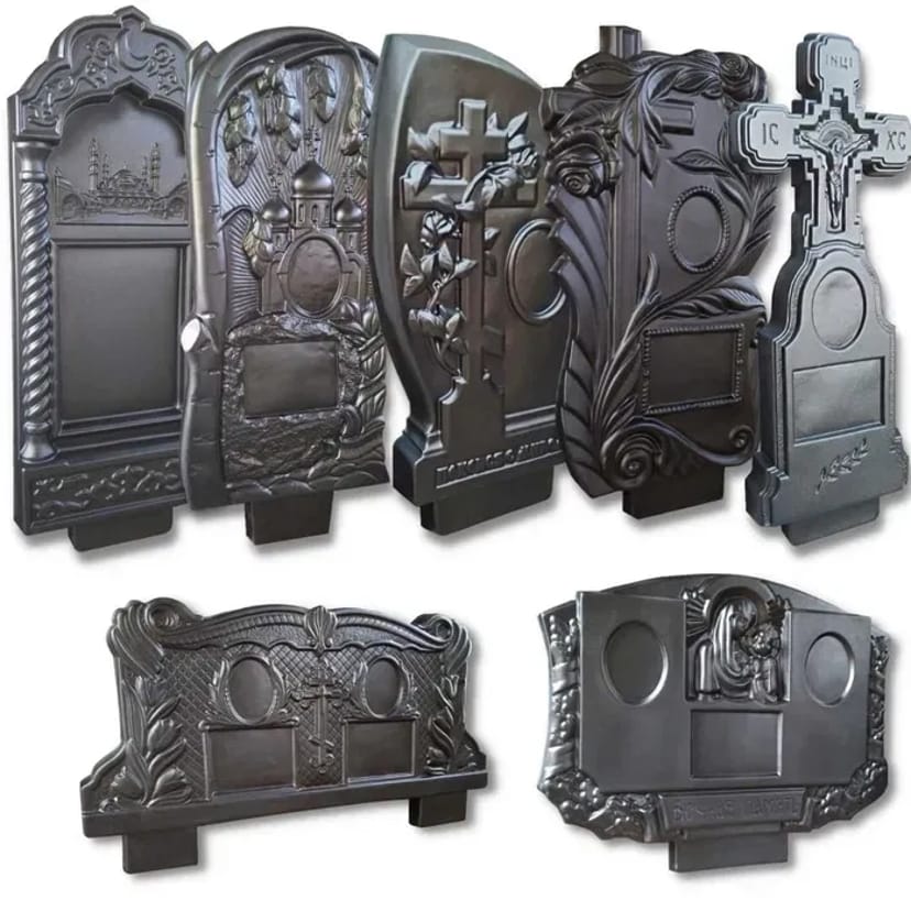 Форми для пам'ятників з АБС та склопластику, форми для пам'ятників, надгробків