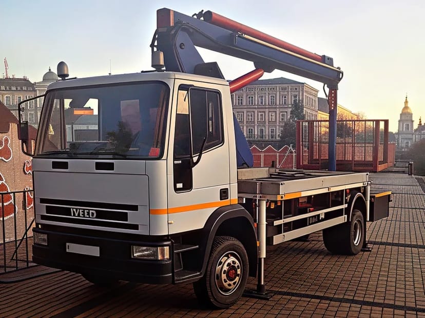 Автовишка на базі Iveco EuroCargo.