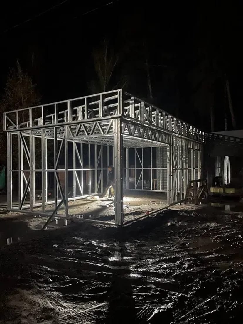 ЛСТК каркас купити в Україні, Маф, павільйон, будинок 45 м.кв.