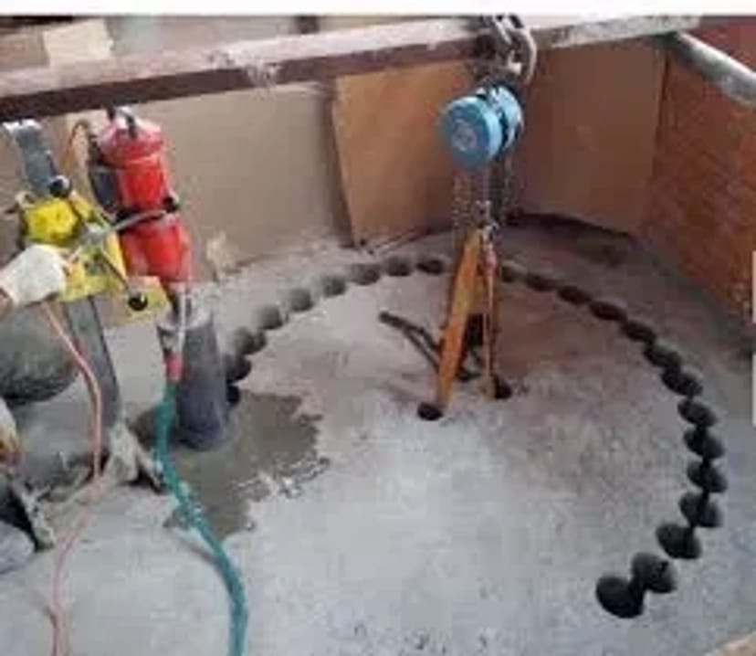 Алмазне свердління (буріння) отворів Алмазне різання стін,штроб,бетон