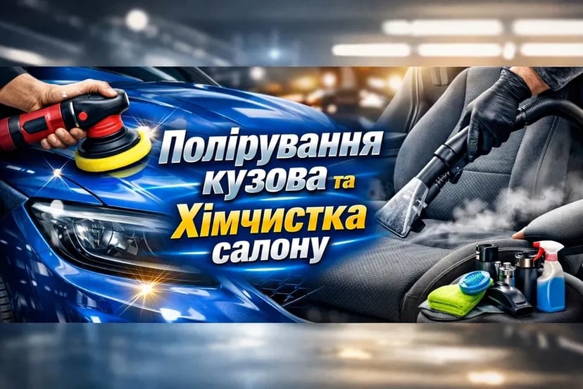 Полірування кузова та хімчистка салону | Преміум догляд за авто