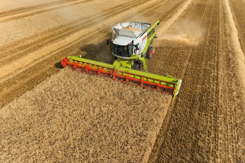 Німецький зернозбиральний комбайн CLAAS Lexion