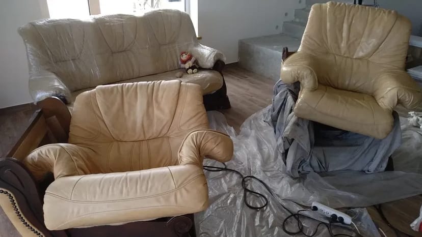 Реставрація фарбування шкіри