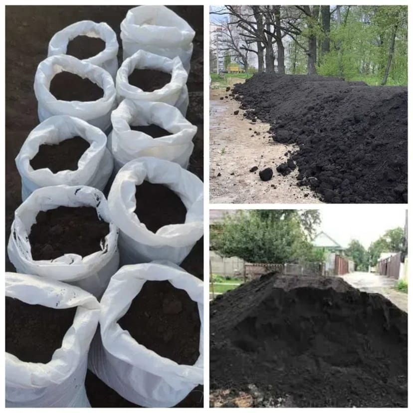 Чернозем грунт чернозём земля Доставка чернозема чорнозьом перегній