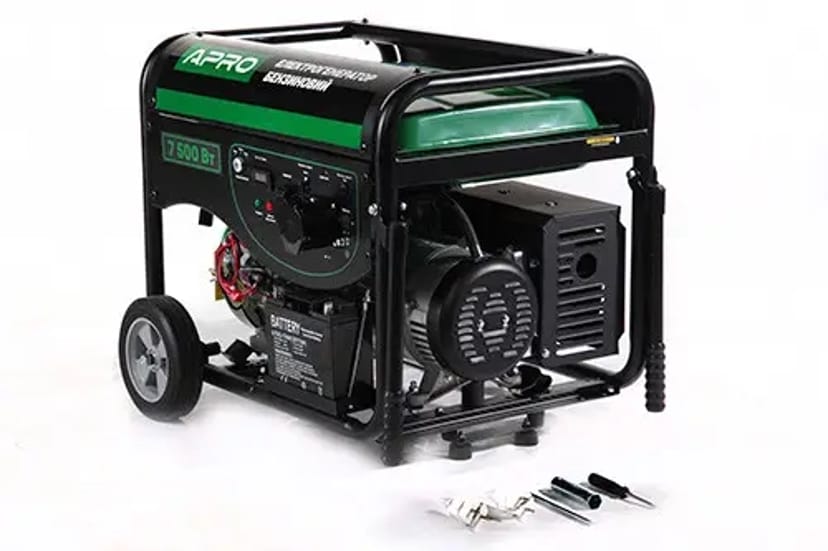 Генератор бензиновий GG-70Е 7.0/7.5 кВт (електро запуск) APRO
