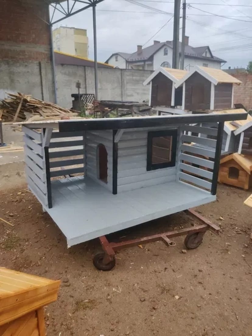 Виготовляємо на замовлення собачі будки, будки, вольери