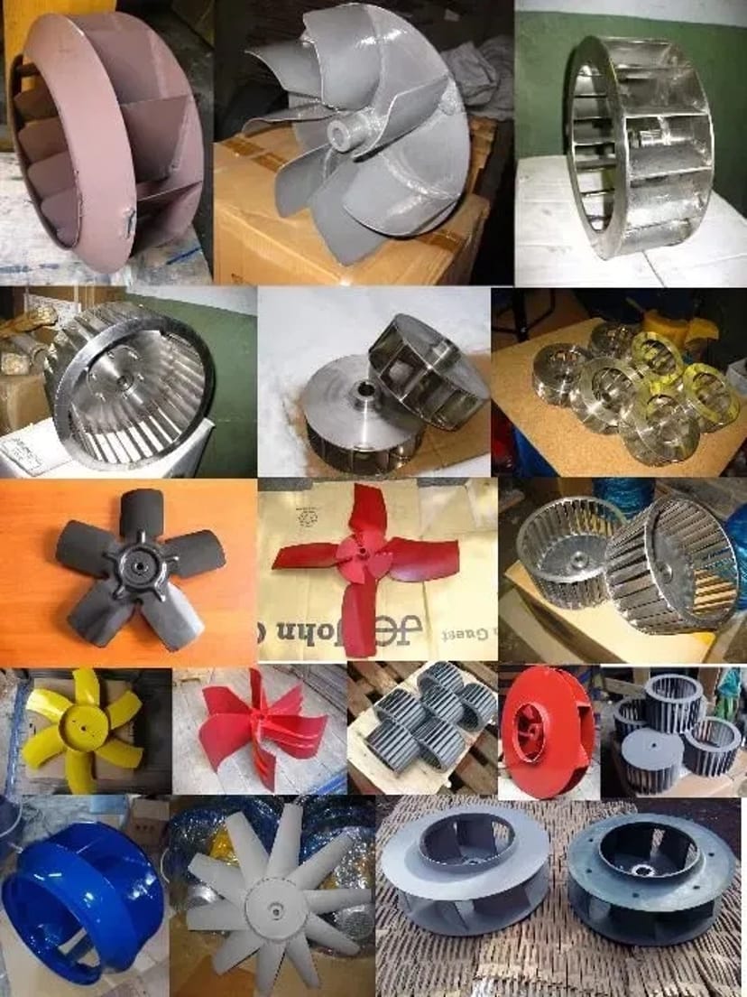 Рабочее колесо, крыльчатка вентилятора лопасти стальные беличье колесо 2 000 грн.