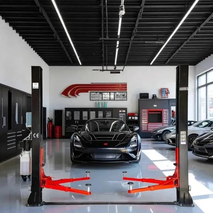 Гараж зі світлом та генератором