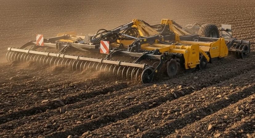 Борона-грунтофреза для вирівнювання та обробітку ґрунту