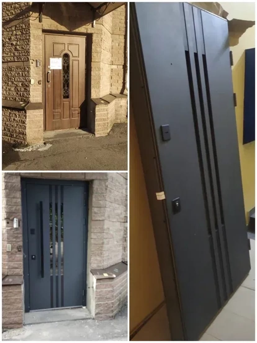 Встановлення та ремонт вхідних дверей у Києві та області.