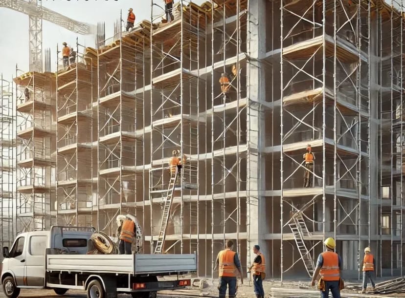 Риштування ліса будівельні