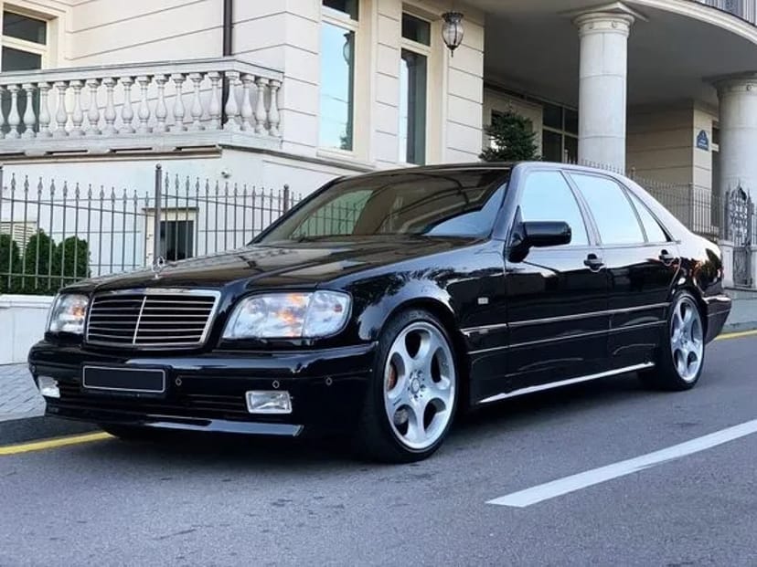 117 Mercedes Benz W140 Long S7.3 V12 Brabus кабан для весілля