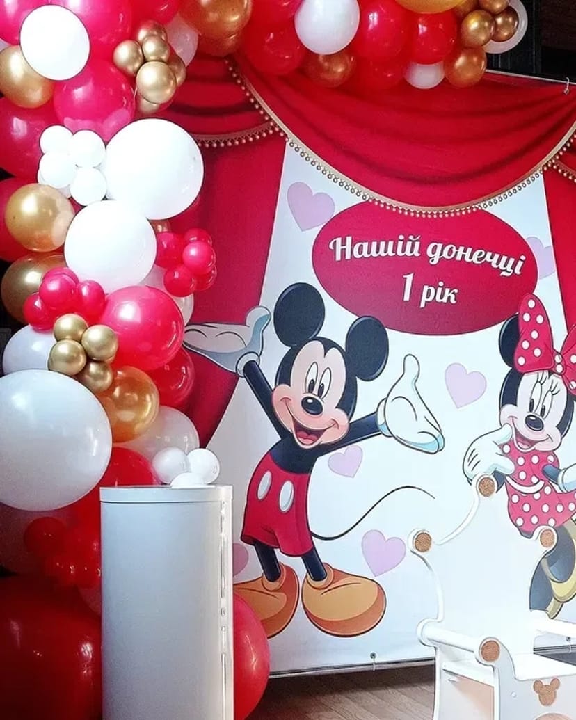 Фото зона для дівчинки, хлопчика, на хрестини, на рік