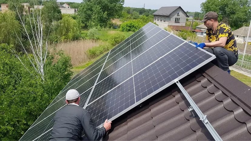 Встановлення сонячних панелей Монтаж сонячних електростанцій ГАРАНТІЯ