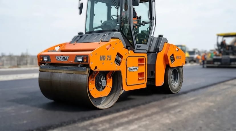 Каток комбінований Hamm HD 75 (7 т) для будівництва доріг