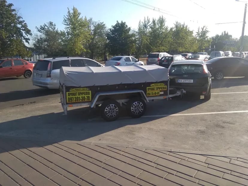 Причіп двохосний 