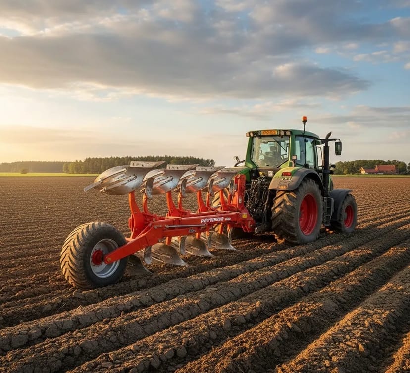 Плуг Pöttinger Servo 6.50 оборотний для ефективної оранки