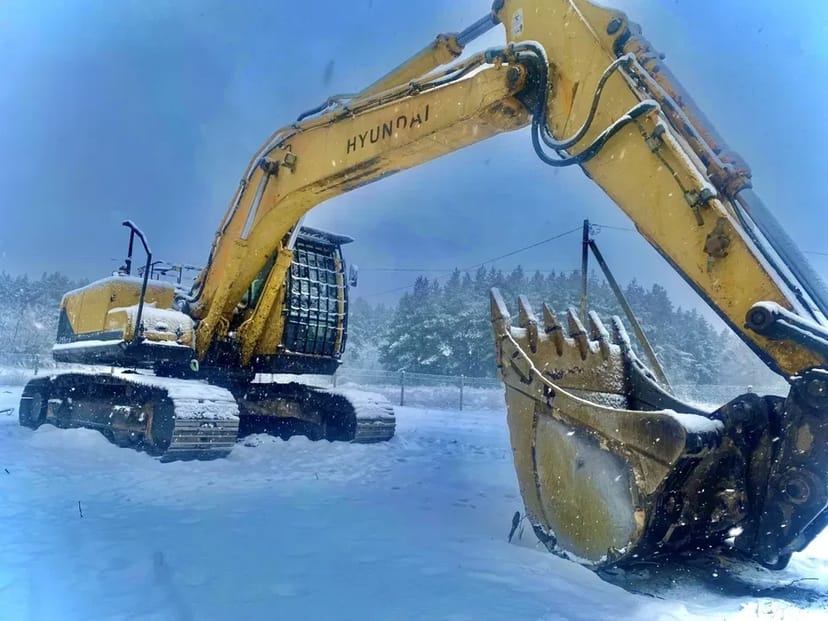 Послуги гусеничного екскаватора з гідромолотом