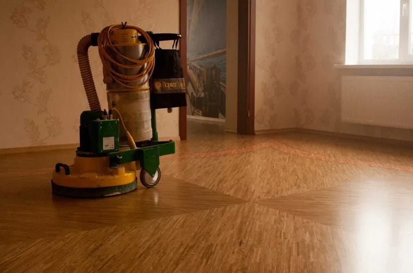 Циклювання паркету, ремонт