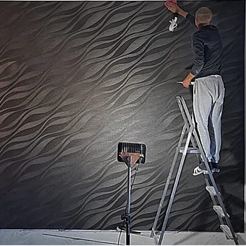 Послуги Шпаклювання, Поклейка шпалер