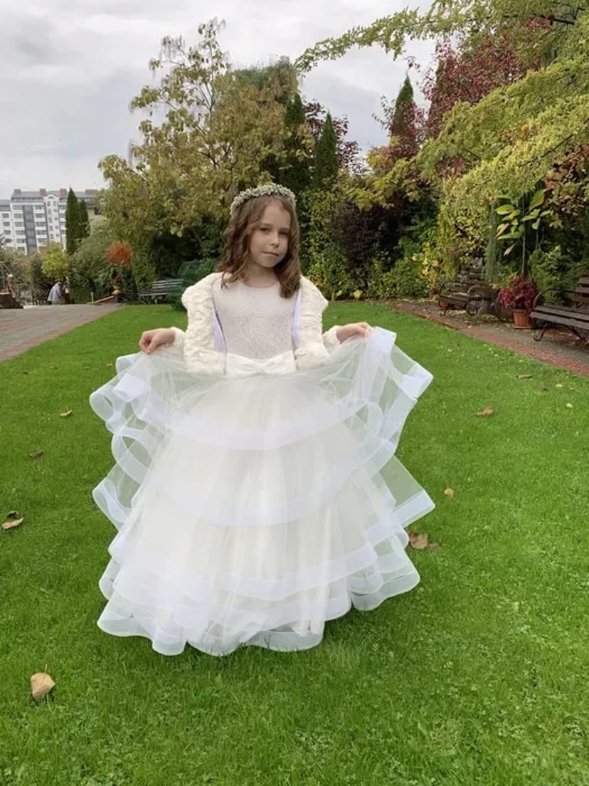 Сукні до причасття з болеро