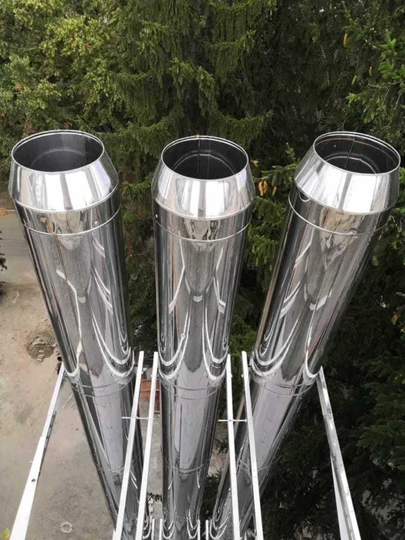 Виробництво та встановлення димоходів під ключ 290 грн