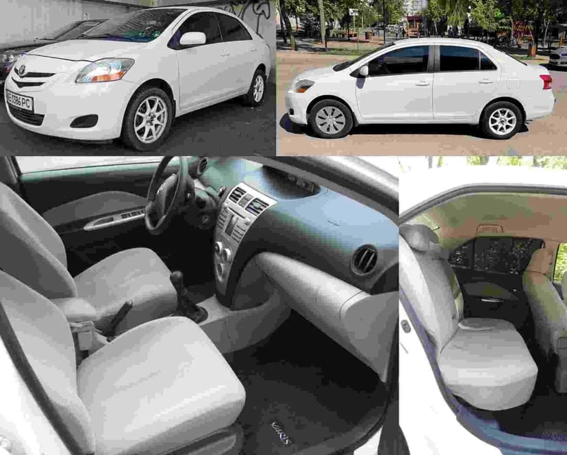 Toyota yaris 1.5 седан 2008 мех5 механіка біла, made in japan