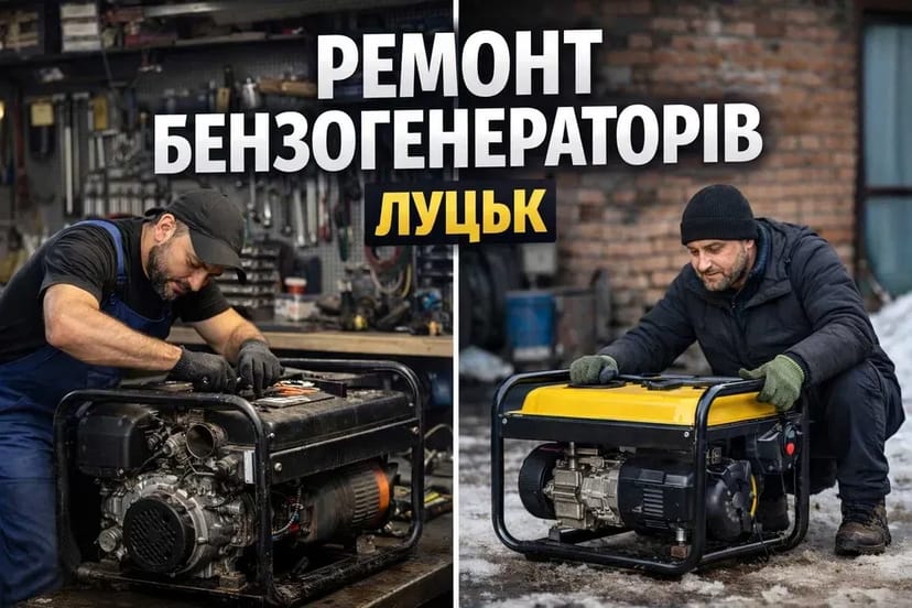 Ремонт бензогенераторів Луцьк. Терміново