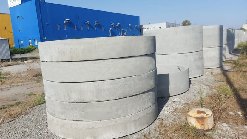 Кільця колодязів з ЄВРО з'єднанням D 1000 -2000 мм