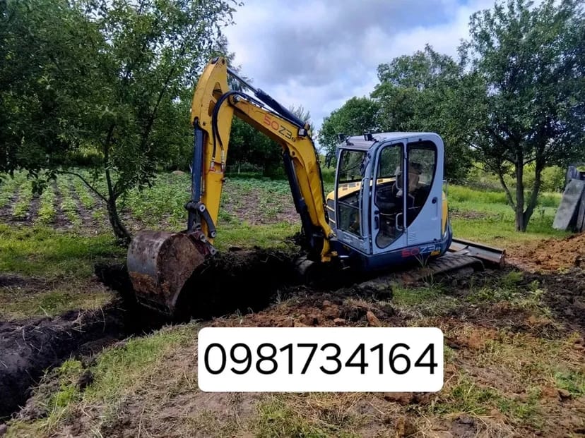 Мінік,міні-екскаватор,екскаватор,ескаватор 5 т Вінниця