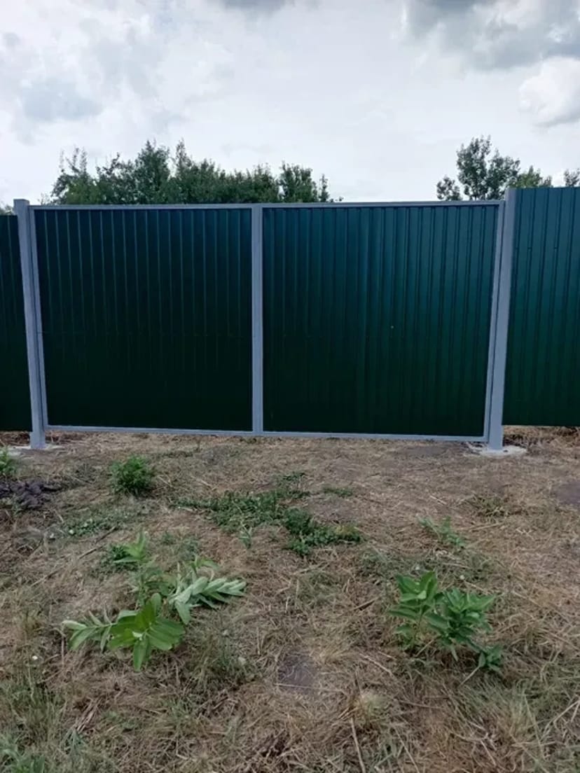 Установка Забора з Профнастила