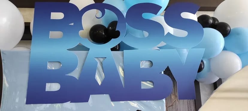 Фотозона для хлопчика на день народження Baby Boss.