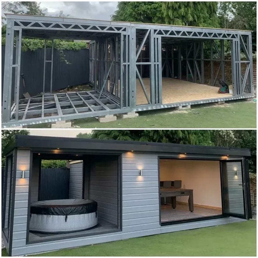 Комплект каркасу каркасного будинку, альтанки, гаражу, складу. ЛСТК