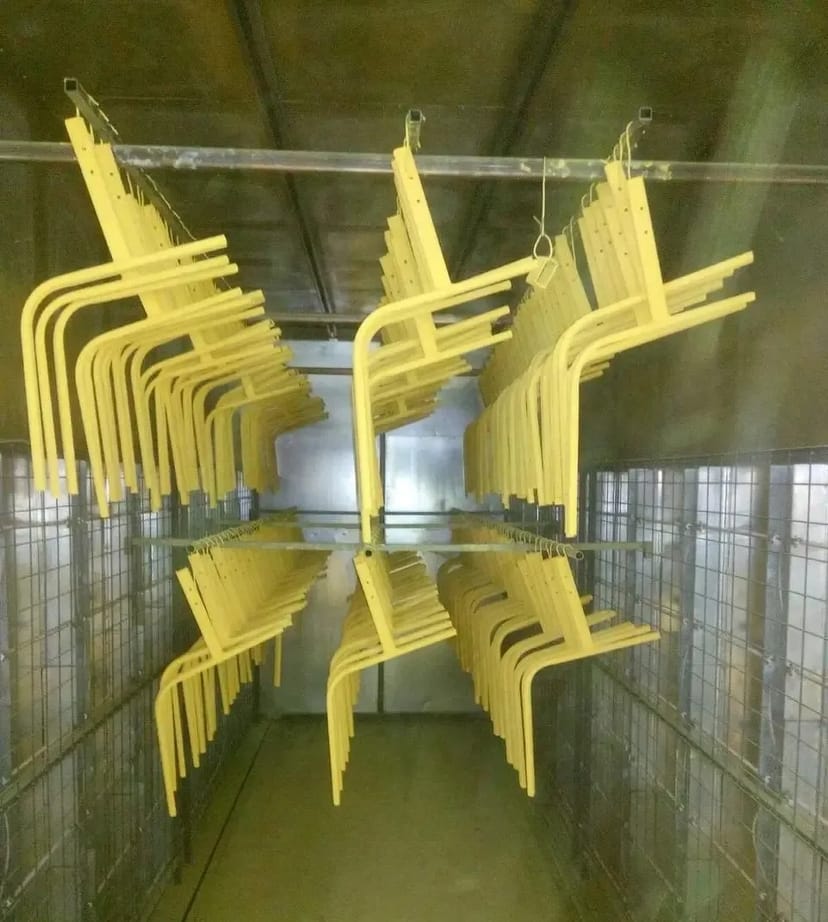 Послуги професійної порошкового фарбування металевих виробів 300 ₴/кв.м