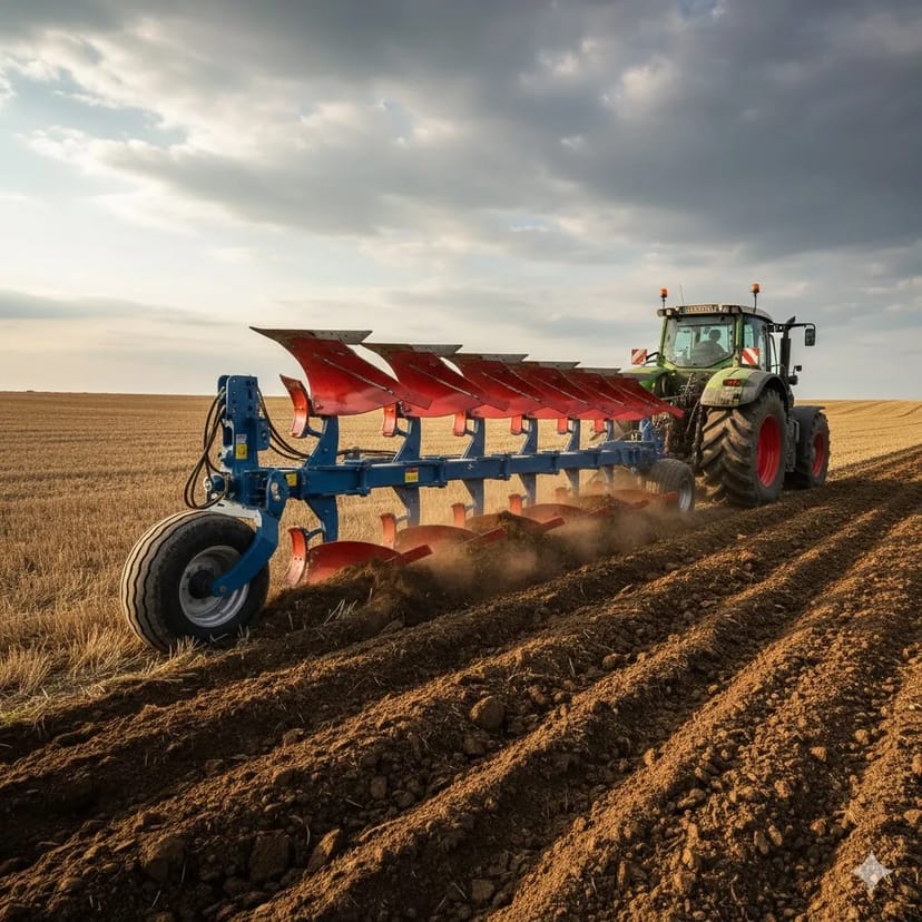 Оборотний плуг для якісної та ефективної оранки ґрунту