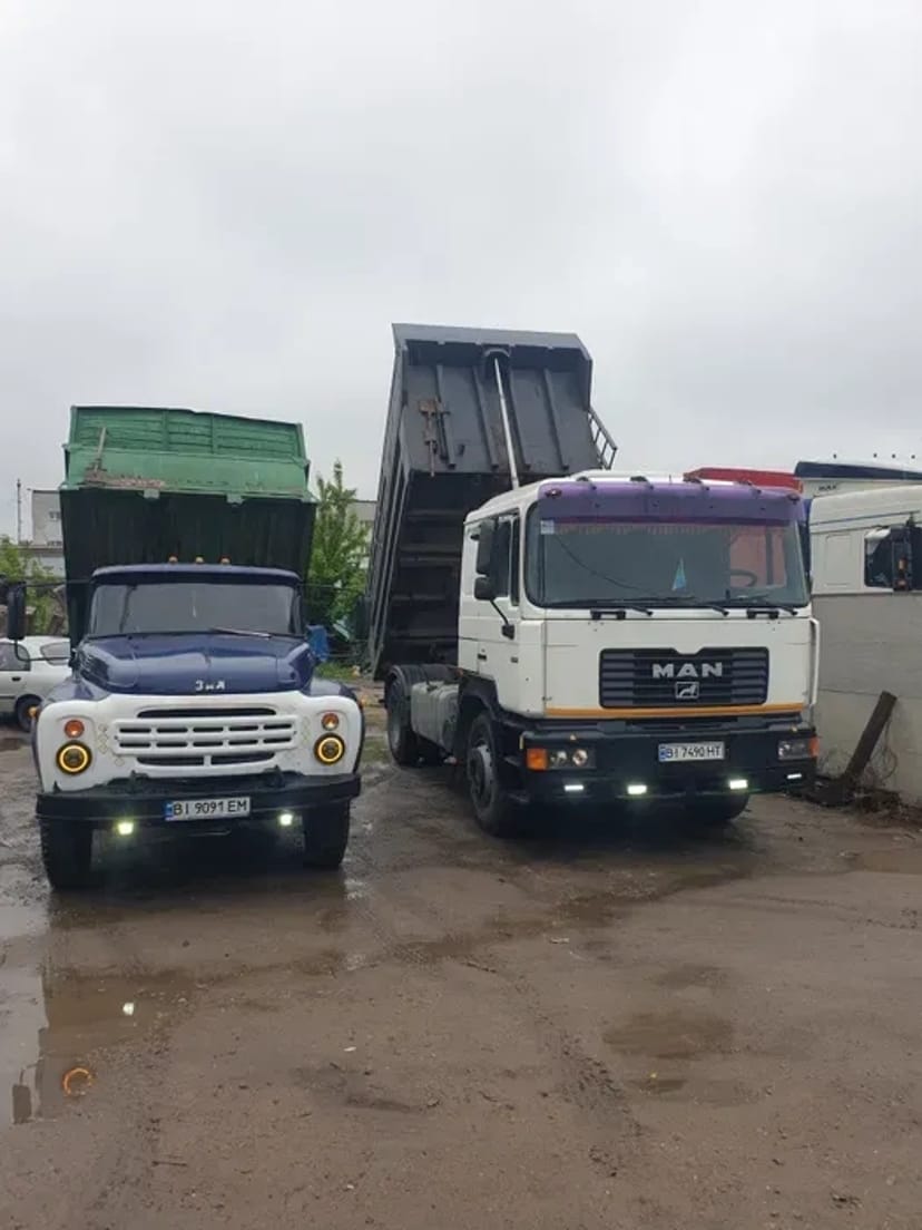 Послуги Самоскидів MAN/ЗІЛ – доступно та оперативно