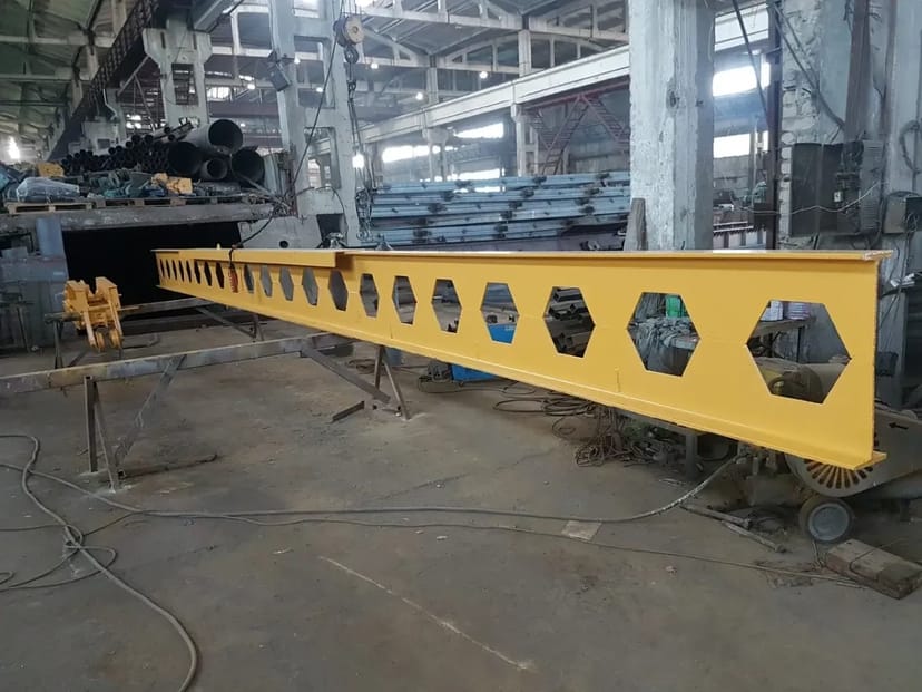 Виготовлення перфорованих двотверових балок