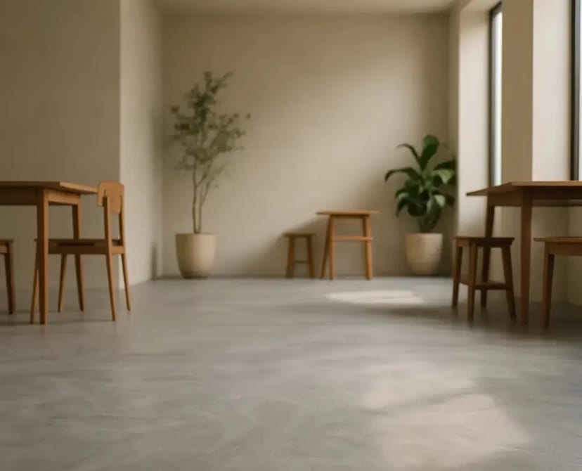 Улаштування підлог з мікроцементу | Декоративне бетонне покриття
