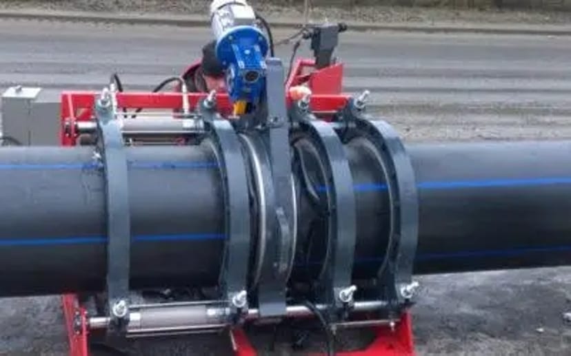 Стикове зварювання поліетиленових труб