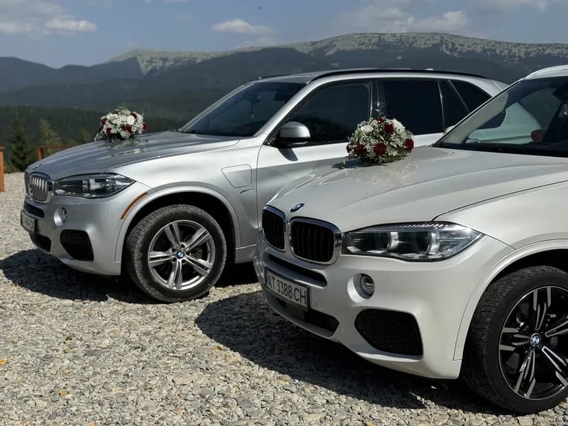 Bmw x5 авто на весілля, весільний кортеж, трансфер