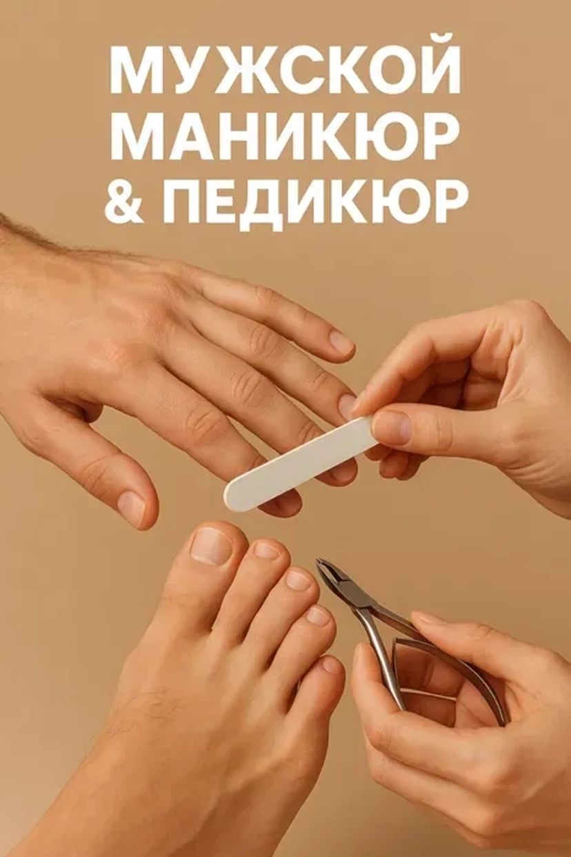 Мужской маникюр, педикюр и подология: профессиональный уход и решение проблем стоп