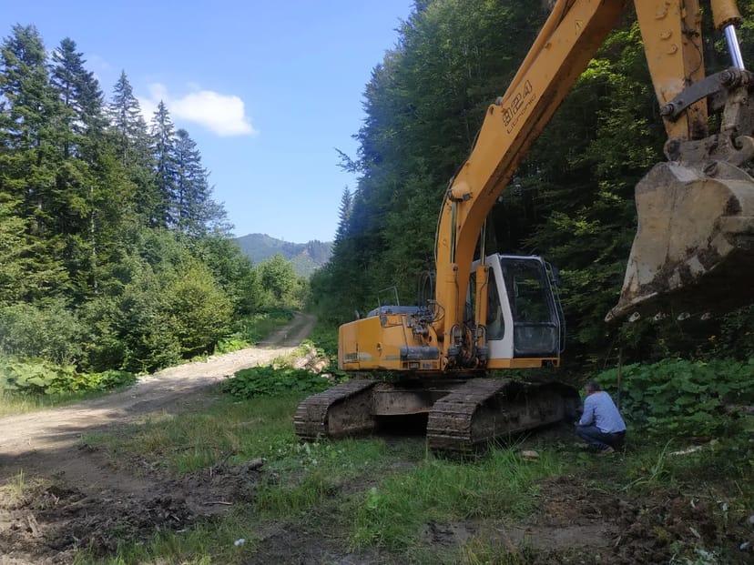 Послуги екскаватора, екскаватор-навантажувас, міні-екскаватор