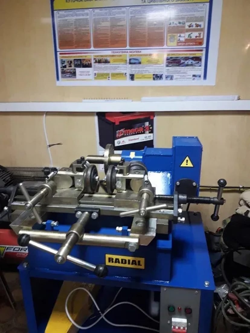 Ремонт стальных дисков. Шиномонтаж ак 26.