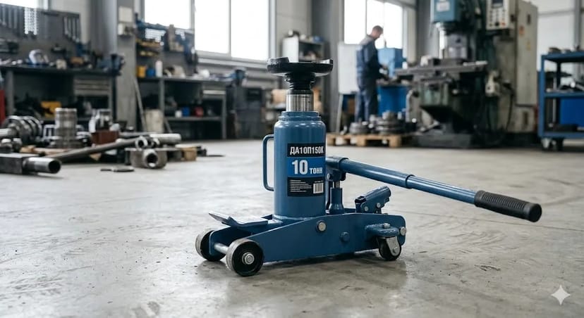Домкрат ДА10П150К 10т - низьке підхоплення