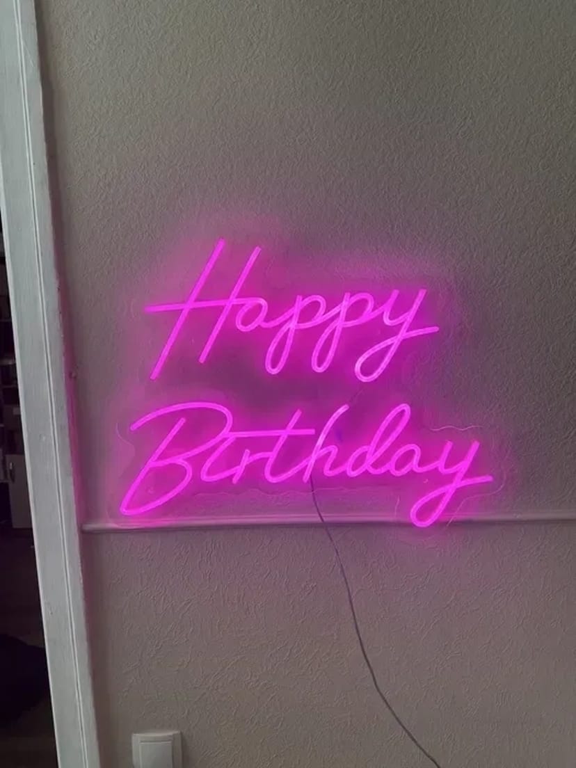 Надпис Happy Birthday