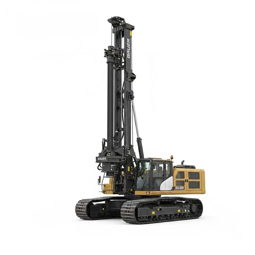 Бурова установка Bauer BG 28 для обсадного буріння