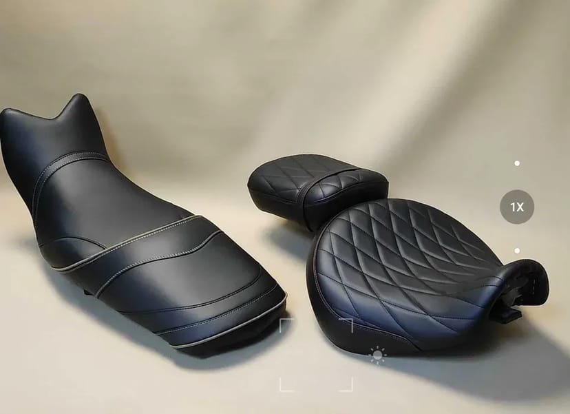 Перетяжка, ремонт мото сидінь, скутер, чоппер, крузер, ретро і т.д.